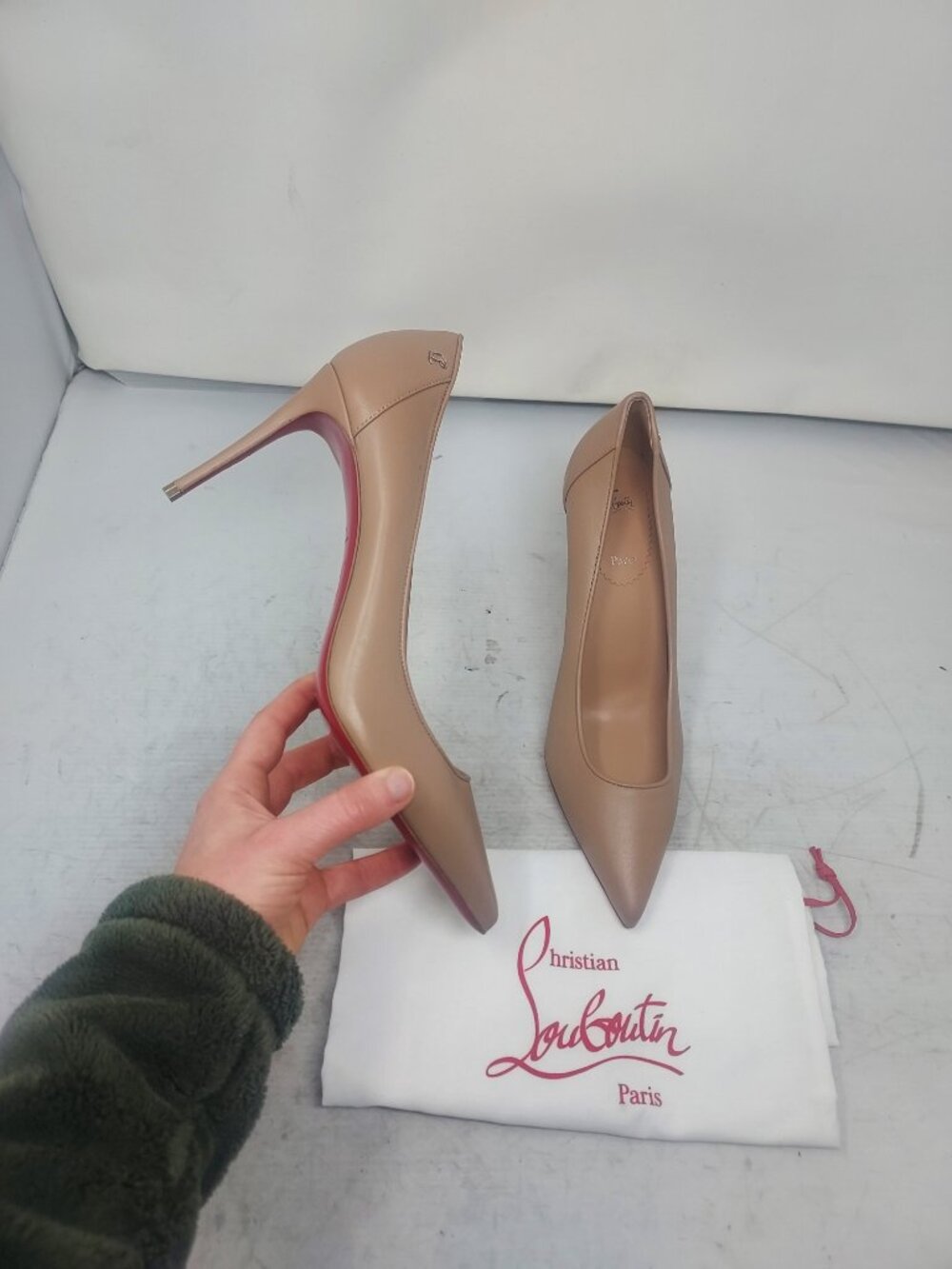 CHRISTIAN LOUBOUTIN Sporty Kate Nude Pump